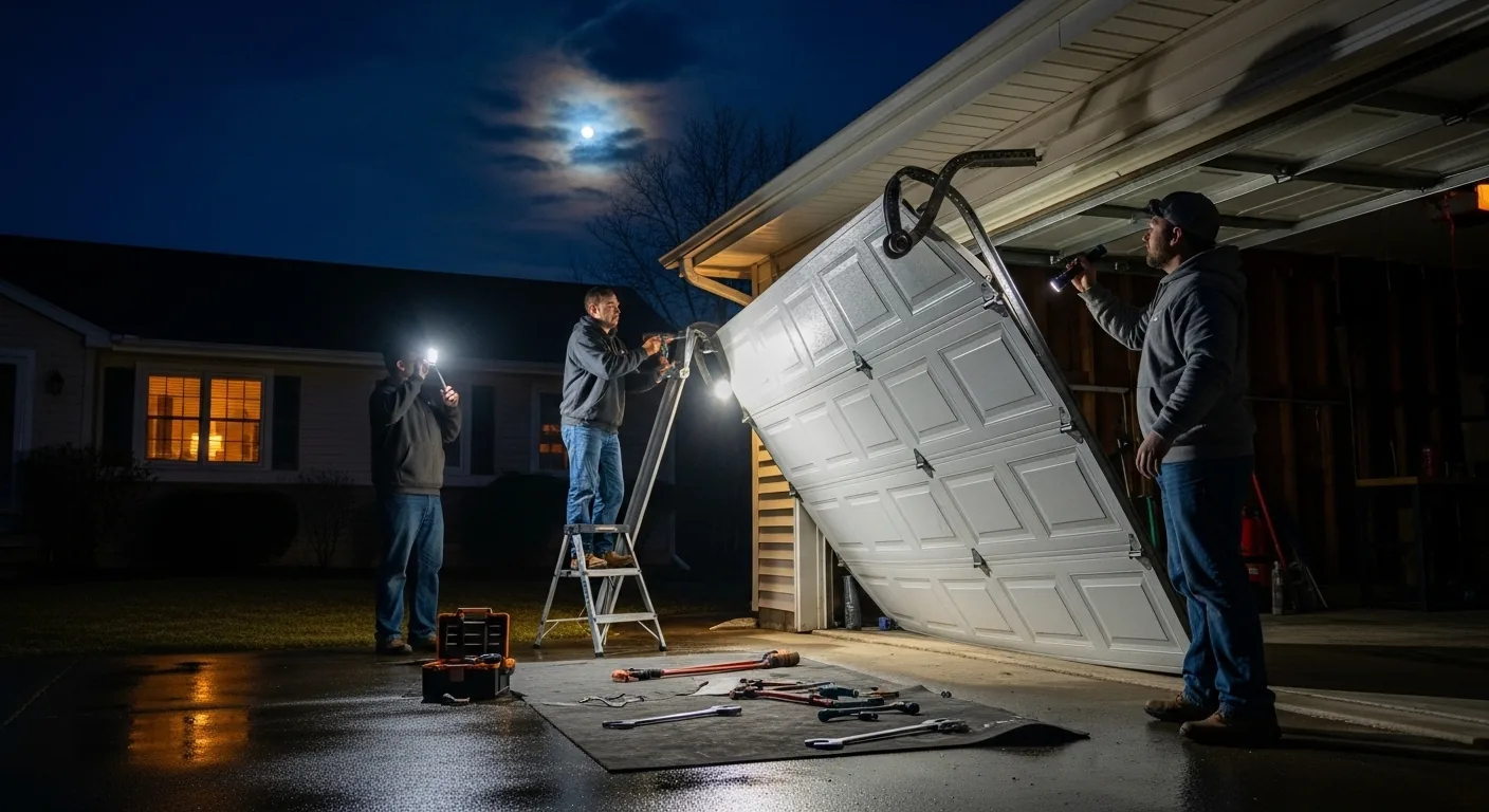 Garage Door Wont Close After Storm in Woodburn, OR